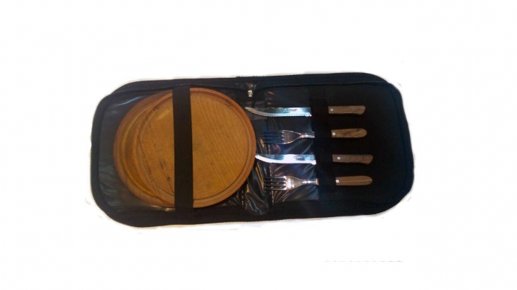 Estuche  de asado para 2 personas Ø  24 cm