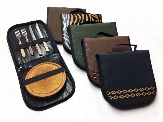 Juego asado económico para 2 personas plato Ø 20 cm