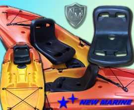 Asiento de kayak plástico rígido