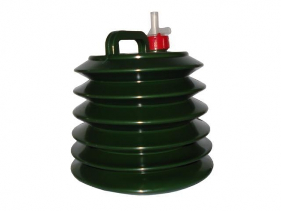 Bidón plástico de 8 litros plegable 